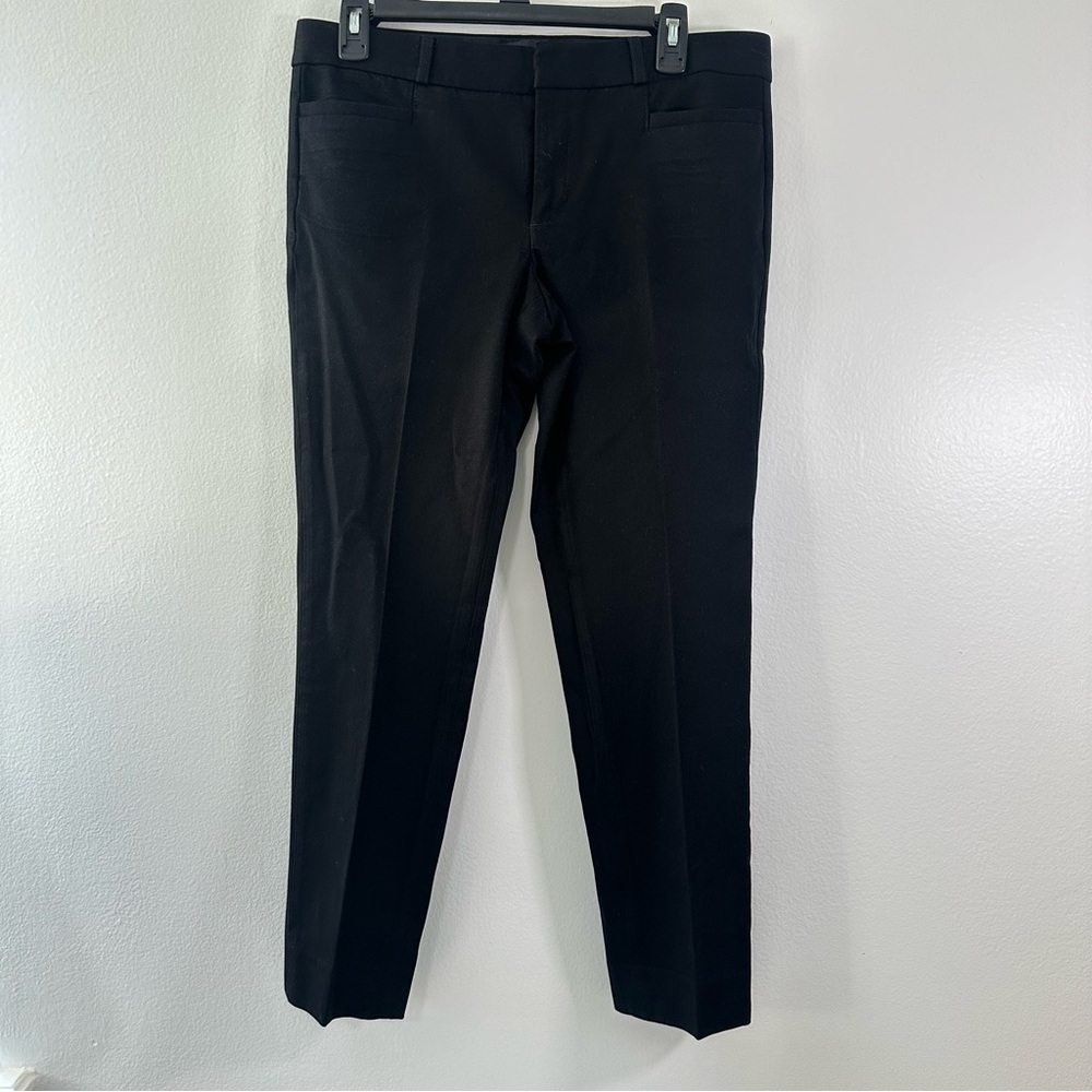 BANANA REPUBLIC The Sloan Fit Black Stretch Trouser Straight Women Size 8